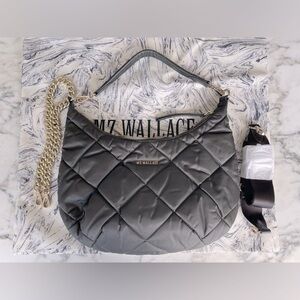 MZ Wallace Madison Quilted Shoulder Bag (Magnet)